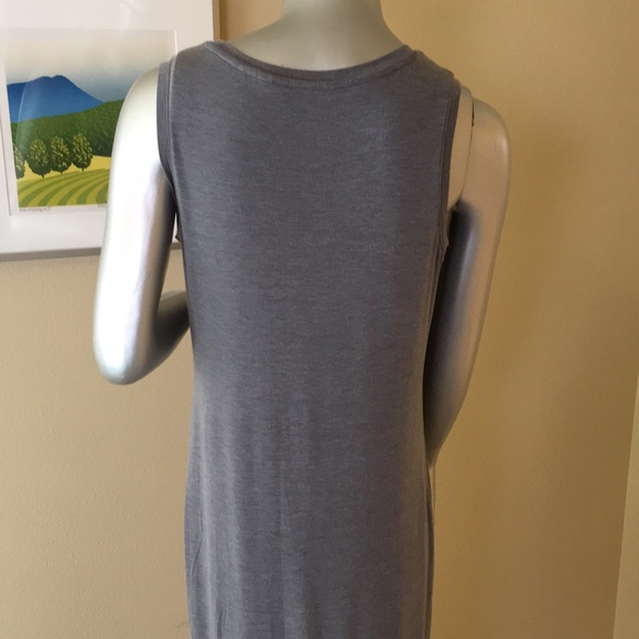 ATHLETA | Gaia Jersey Side Slit Tee / Tank Maxi Dress - Picture 9 of 16